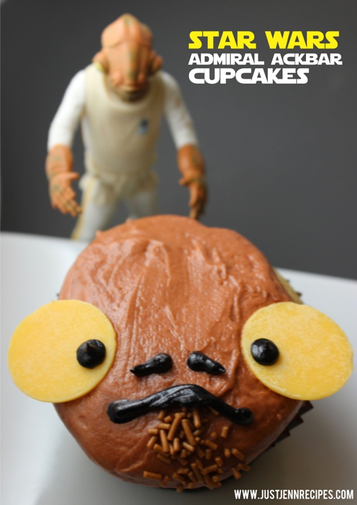 Admiral Ackbar Cupcakes
