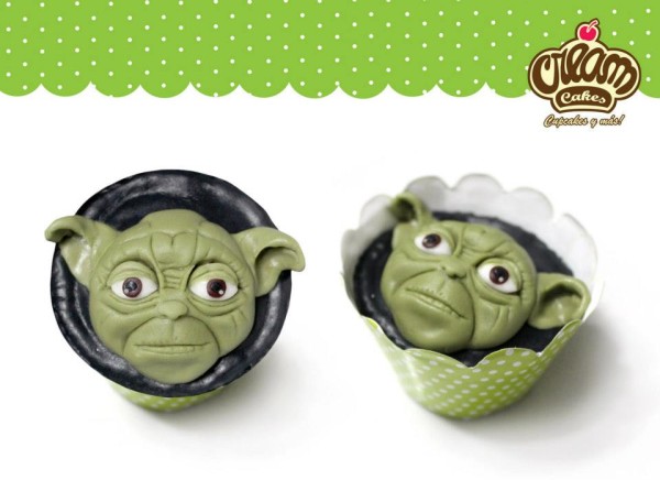 Yoda Cupcakes