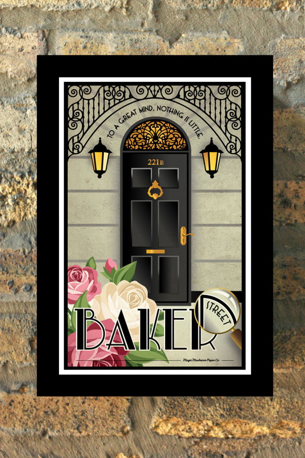 221B Baker Street Poster
