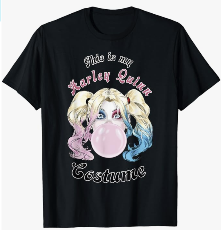 This Is My Harley Quinn Costume Text T-Shirt