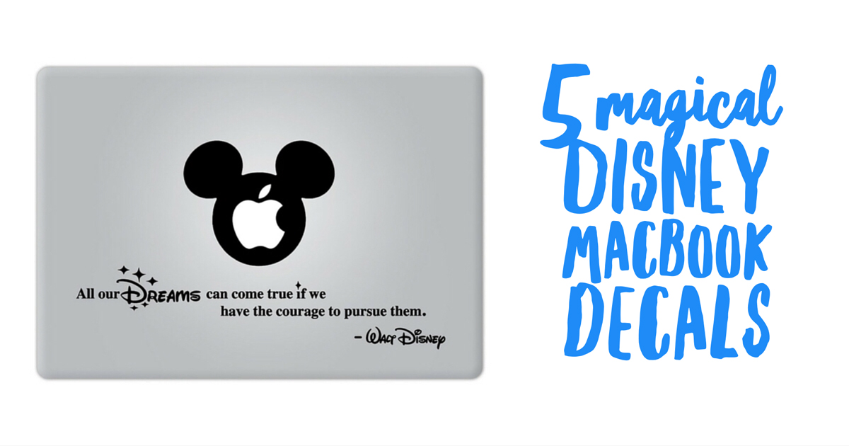 5 Magical Disney Macbook Decals