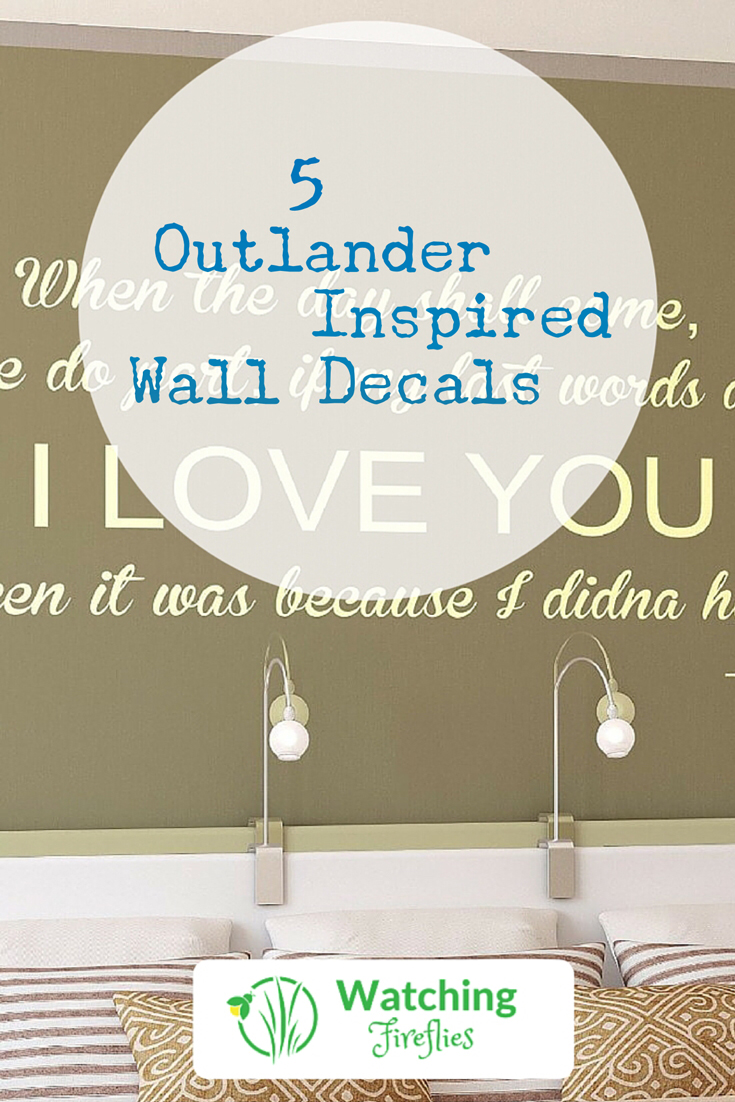 5 Outlander Inspired Wall Decals