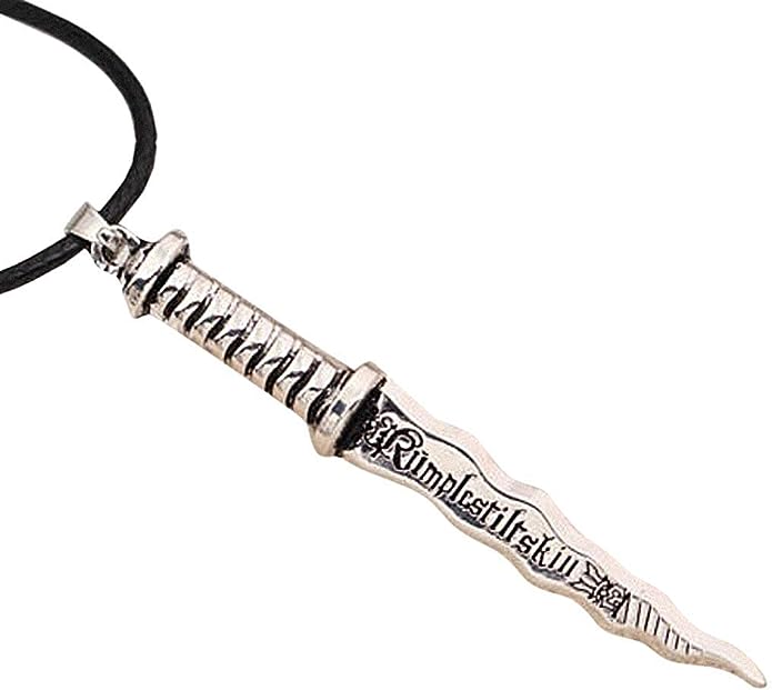 Rumpelstiltskin Dagger Pendant Necklace