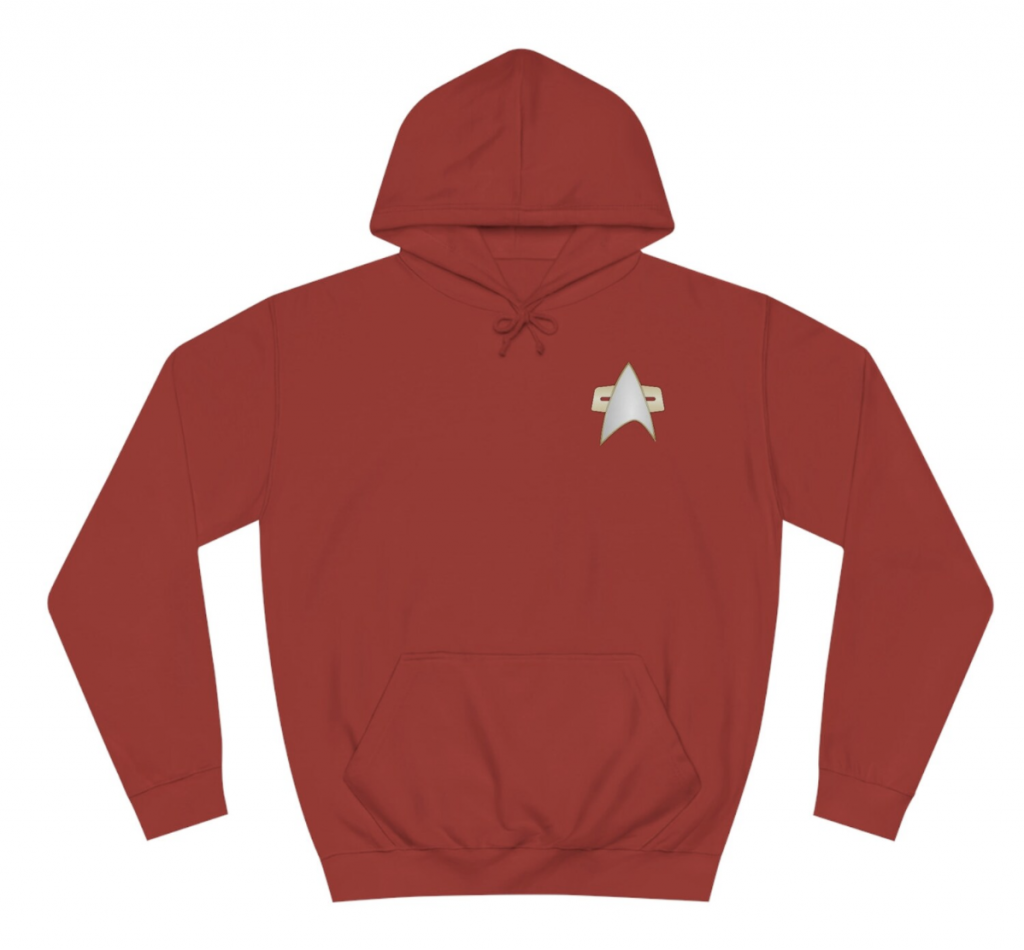 Red Shirt Star Trek Hoodie