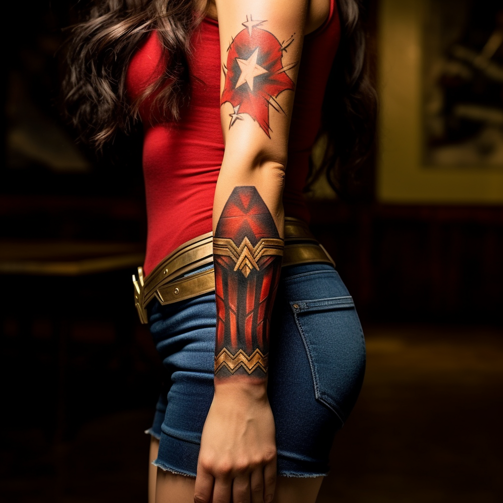 Wonder Woman Armor on the Forearm