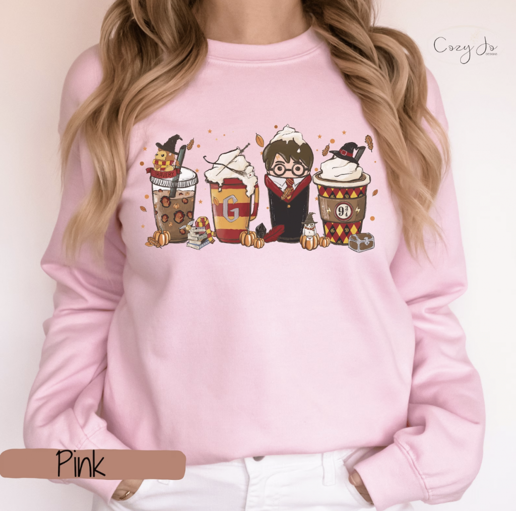 Harry Potter Gryffindor Themed Coffee Sweater