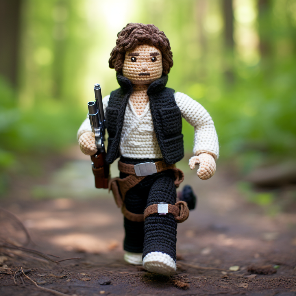 Crochet Han Solo Star Wars Character