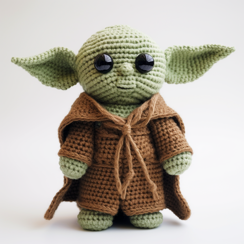 Crochet Yoda Star Wars Character