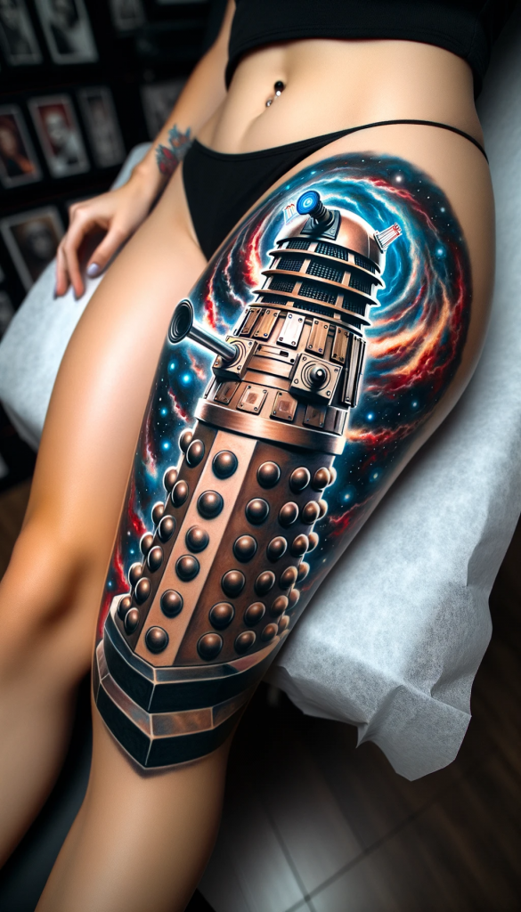 Doctor Who Dalek on Leg