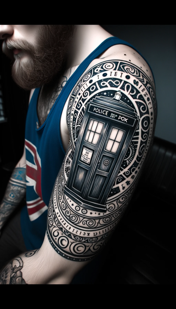 Doctor Who Tardis Tattoo