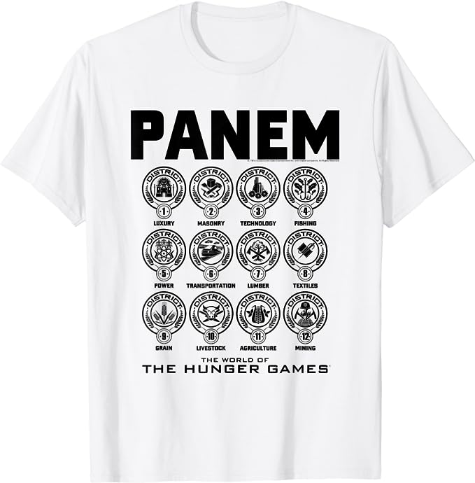 Hunger Games District Icons T-Shirt