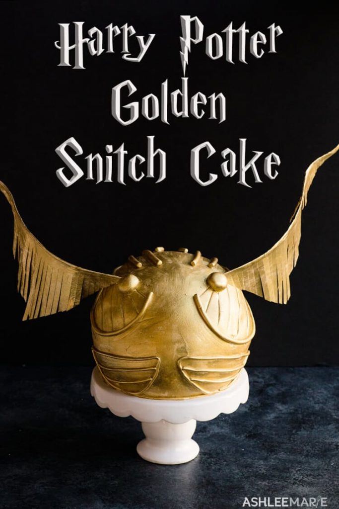 Harry Potter Golden Snitch Cake