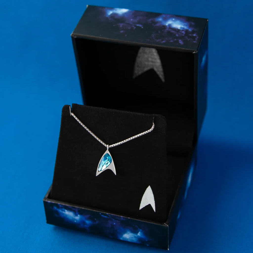 Crystal delta Star Trek necklace
