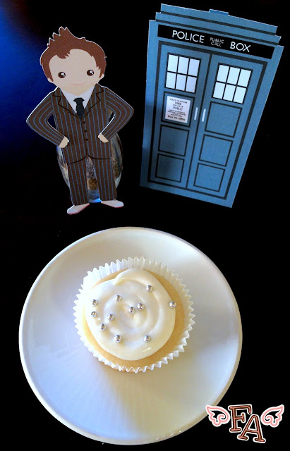 Roses cupcake Doctor Who cupcakes