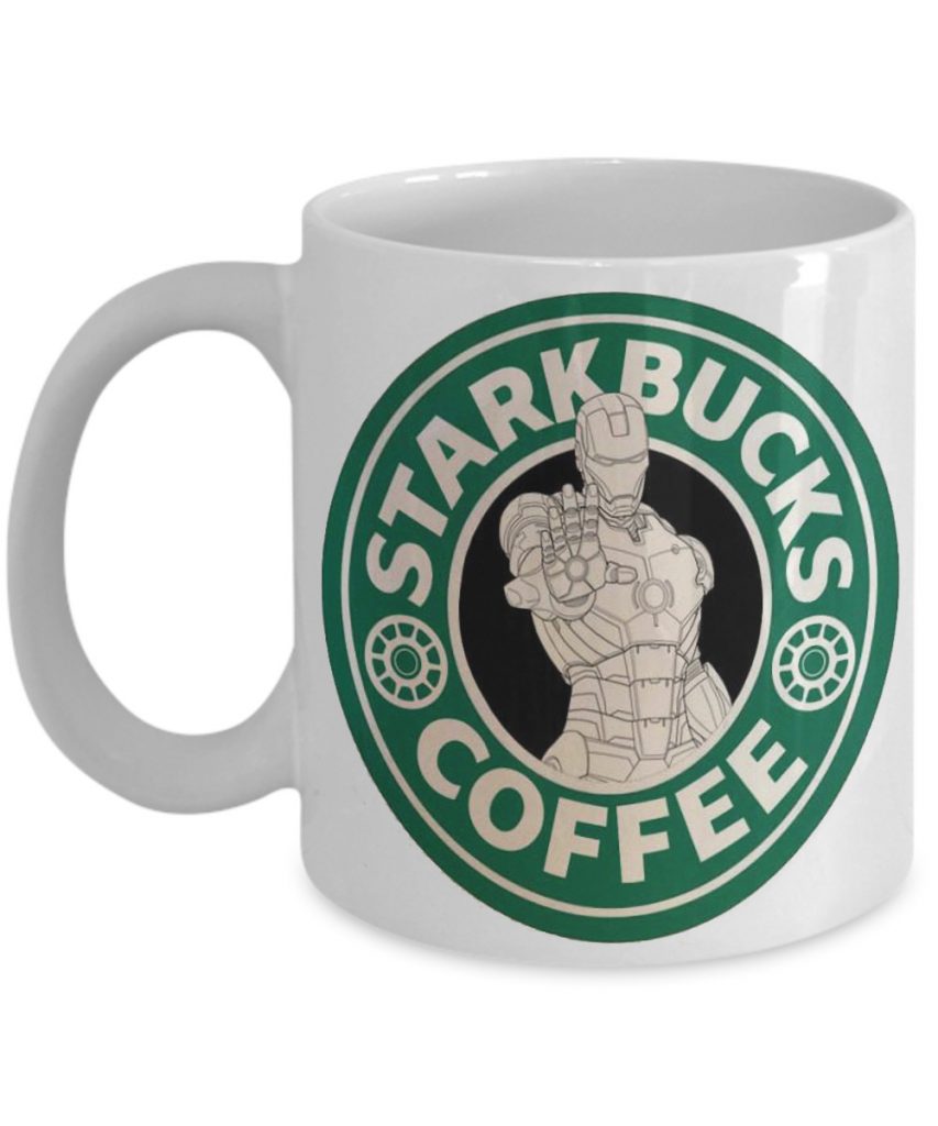 Starkbucks Iron Man mug