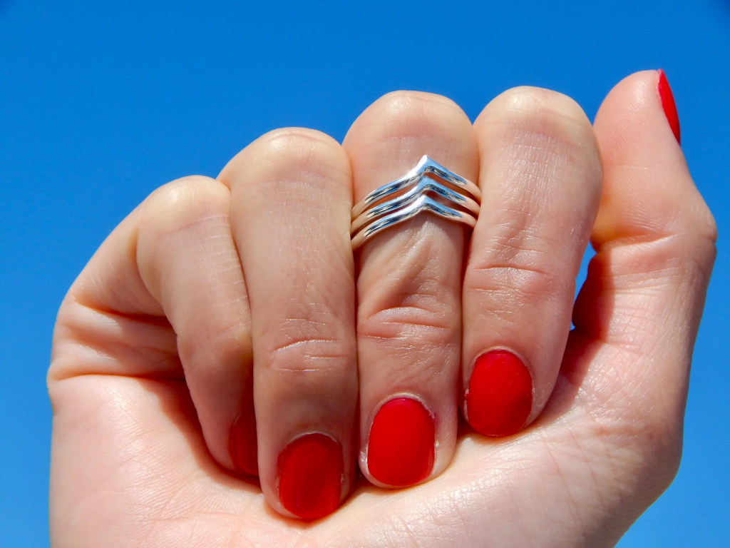 Sterling silver Wonder Woman rings set