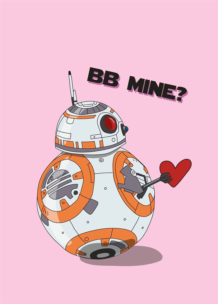BB mine Star Wars Valentines cards