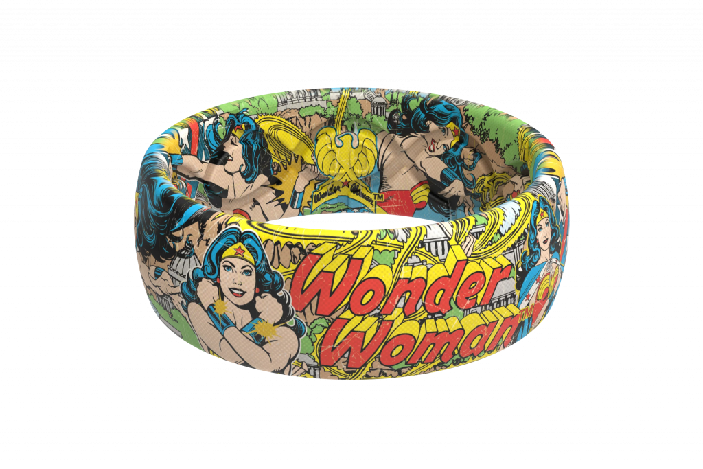Comic groove Wonder Woman ring