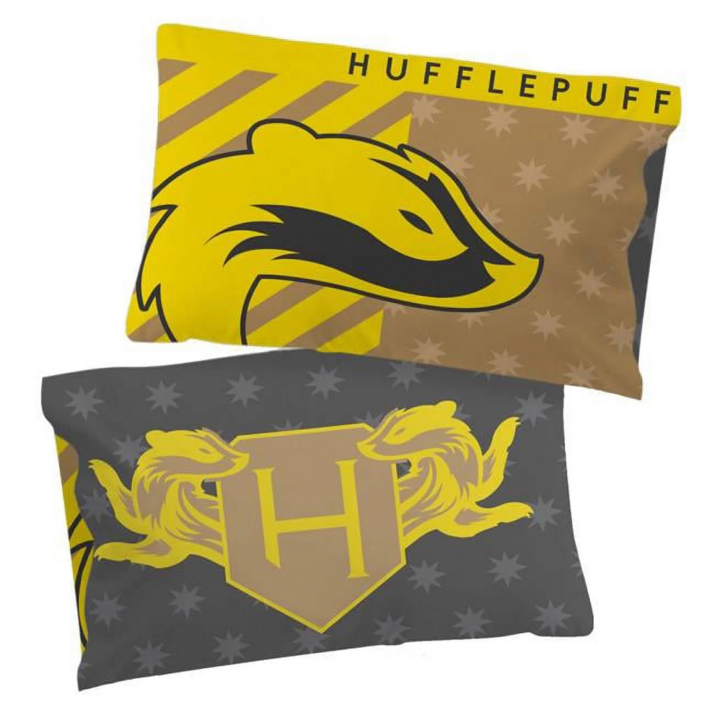 Hufflepuff pride Harry Potter pillowcase