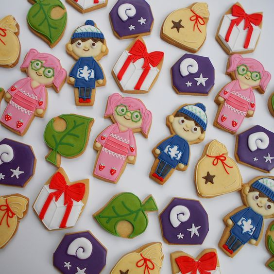 Avatar and icons Animal Crossing cookies