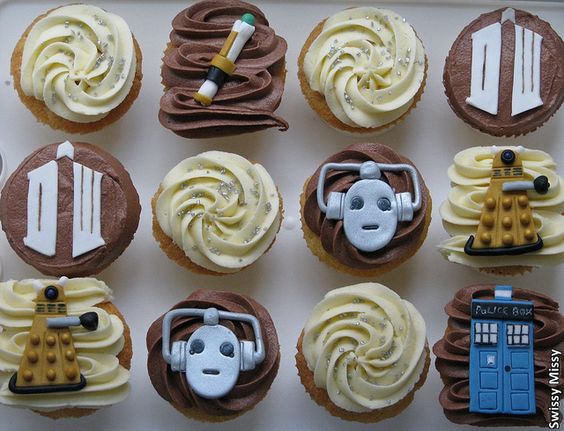 Doctor Who cupcakes set