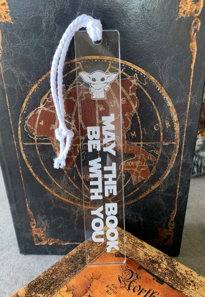 May the book be with you Star Wars bookmarks