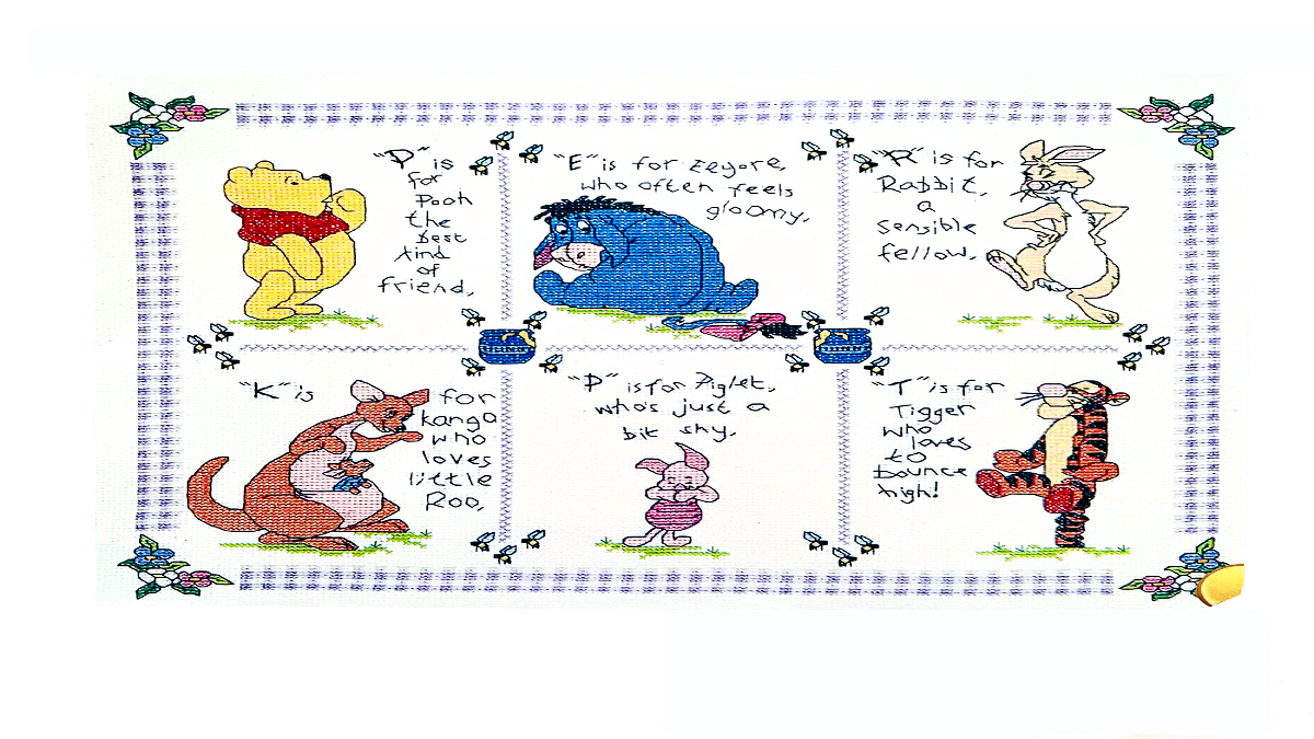 Winnie the Pooh cross stitch patterns