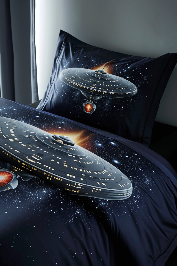 Starship Enterprise Pillow