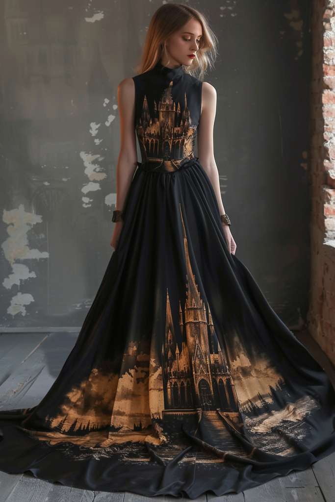 Hogwarts Black Witches Dress